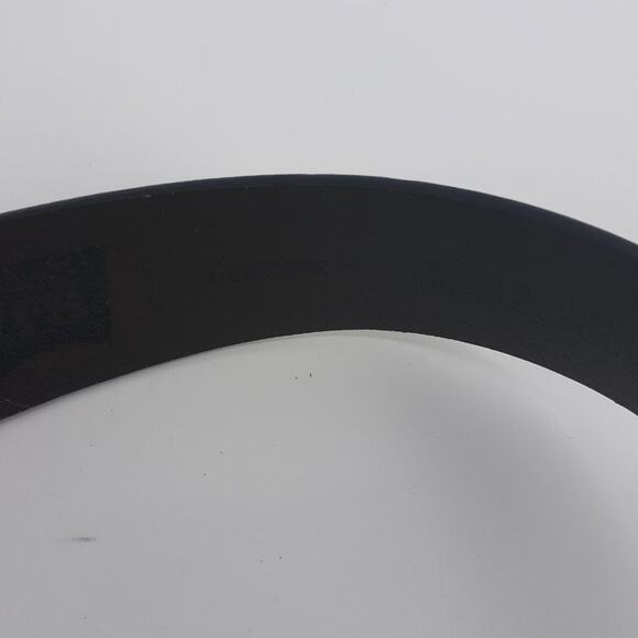 Levi's Men's Leather Dark Belt Brown Size 40 Silver Tone Single prong Buckle - Picture 7 of 13